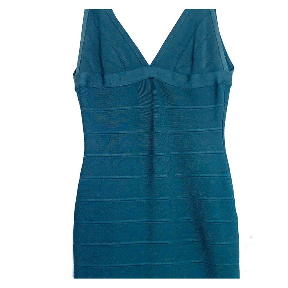 Herve leger green bandage dress